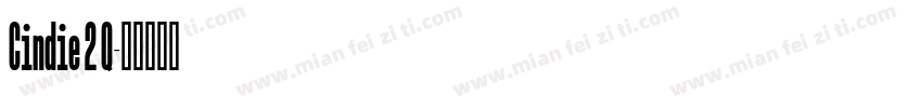 Cindie 2 Q字体转换